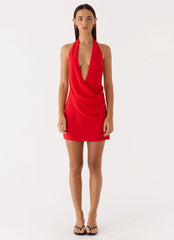 Calanbra Mini Dress Red