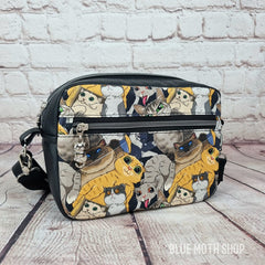 Crazy Cats crossbody bag