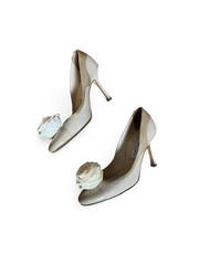 Jimmy Choo | cream & beige pump | US 8.5