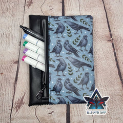 Crow Notebook with removable cover A5