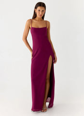 Alouette Maxi Dress Plum