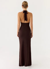 All I Need Maxi Dress Chocolate
