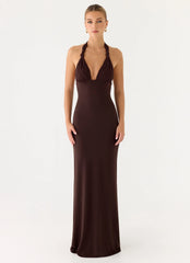 All I Need Maxi Dress Chocolate