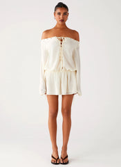 Astaria Mini Dress Ivory