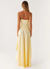 Bodie Maxi Dress Pastel Yellow