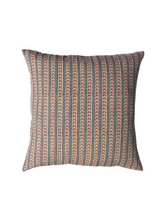 Dora Indigo/Brick Red Decorative Pillow Cover