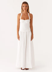 Cheryl Maxi Skirt White