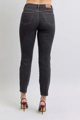Hazel Blues® | Judy Blue Mid Rise Tummy Control Slim Jeans