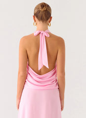 Anuhea Cowl Top Pink