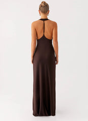Angie Maxi Dress Chocolate