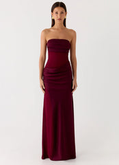 Champagne Skies Maxi Dress Plum