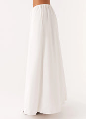 Cheryl Maxi Skirt White