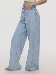 Hazel Blues® | High-Waisted Wide Leg Jeans