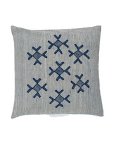 Ejiro Hand-Embroidered Pillow Cover