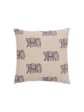Elephant Walk Steel Blue And Cinnamon Pillow