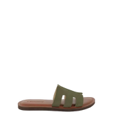 Emia Suede Sandals - Kaki