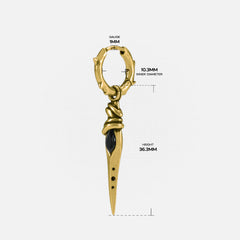 EYE DAGGER EARRINGS
