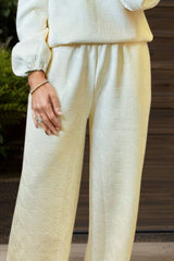 Hazel Blues® | Round Neck Long Sleeve Top and Pants Set