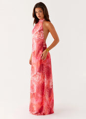 California Maxi Dress Flamingo Fling