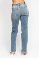 Hazel Blues® | Judy Blue High Waist Distressed Dad Jean