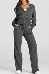 Hazel Blues® | Zip-Up Hoodie and Pants Active Set