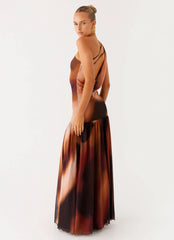 Carlina Maxi Dress Black Gradient