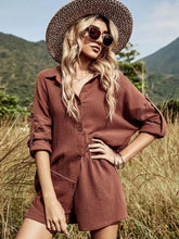 Hazel Blues® | Button Down Shirt and Shorts Set