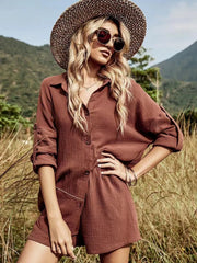 Hazel Blues® | Button Down Shirt and Shorts Set