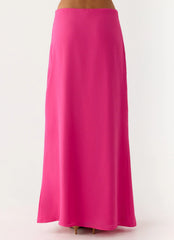 Ashlea Maxi Skirt Fuchsia