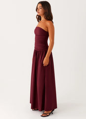 Carmel Maxi Dress Mulberry
