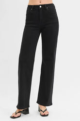 Hazel Blues® | RISEN High Rise Wide Jeans