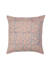 Gardenia Vintage Red/Blue Decorative Pillow Cover