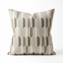 Gladstone Tiles Multicolor Luxury Throw Pillow