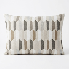 Gladstone Tiles Multicolor Luxury Throw Pillow