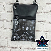 Goth Girls small Phone Crossbody bag handmade