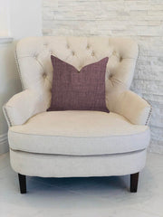 Grape Seed Luxury Throw Pillow in Purple Tones - Plutus Brands