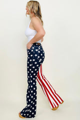Hazel Blues® | Judy Blue High Waist American Flag Print Flare Jeans