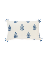 Henna Indigo Petit Lumbar Pillow
