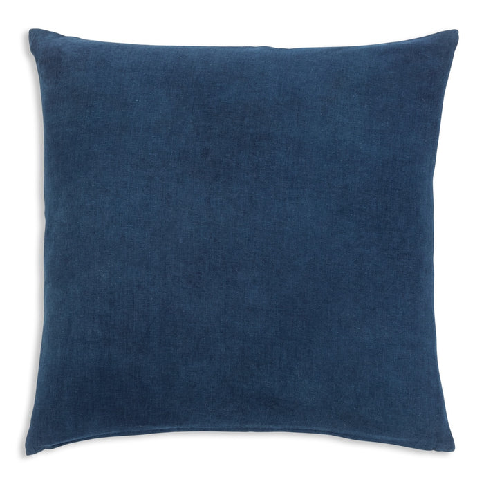 Indigo Dyed Linen Pillow