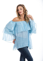 Isabella Blue Blouse