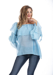 Isabella Blue Blouse