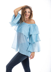 Isabella Blue Blouse