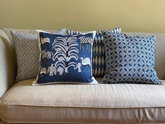 Kenya Indigo Decorative Pillow