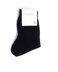 Lanai cashmere socks 70% wool 30% cashmere Black - Anonymous Copenhagen