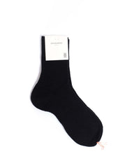 Lanai cashmere socks 70% wool 30% cashmere Black - Anonymous Copenhagen