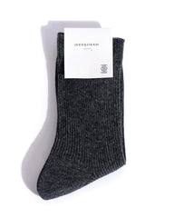 Lanai cashmere socks 70% wool 30% cashmere Dark grey - Anonymous Copenhagen Socks