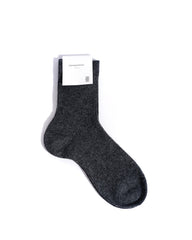 Lanai cashmere socks 70% wool 30% cashmere Dark grey - Anonymous Copenhagen Socks