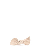 Linnie hair elastic grand bow Calf suede Vanilla cream - Anonymous Copenhagen