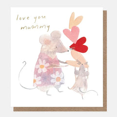 Love You Mummy Mice With Heart Stack
