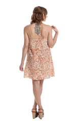 Mellia Orange Slip Dress